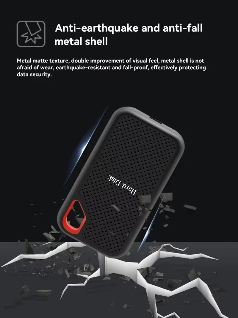 High-Speed External Solid State Drive 1TB Portable External Hard Drive Ssd 2TB External Hard Disk Ssd Hard Drive for Laptop Mac